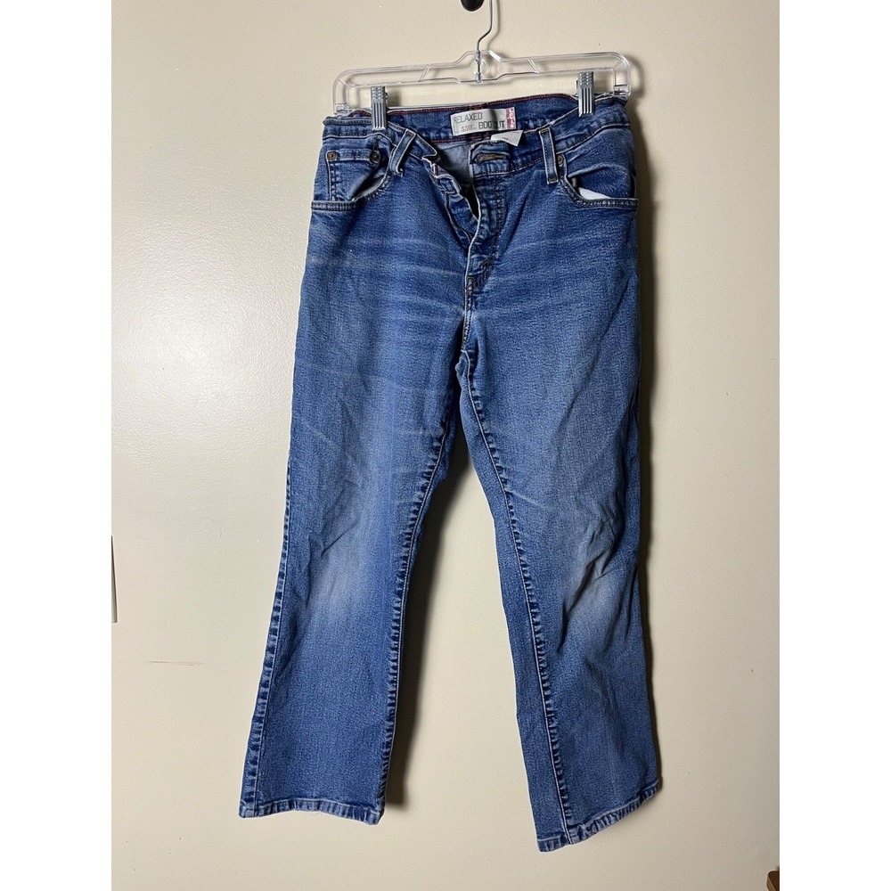 Levi's Jeans Relaxed Boot Cut Womens 10 Short Blue Denim Casual